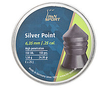 Пули пневматические H&N Silver Point 6.35 мм 1,58 гр. (150 шт).
