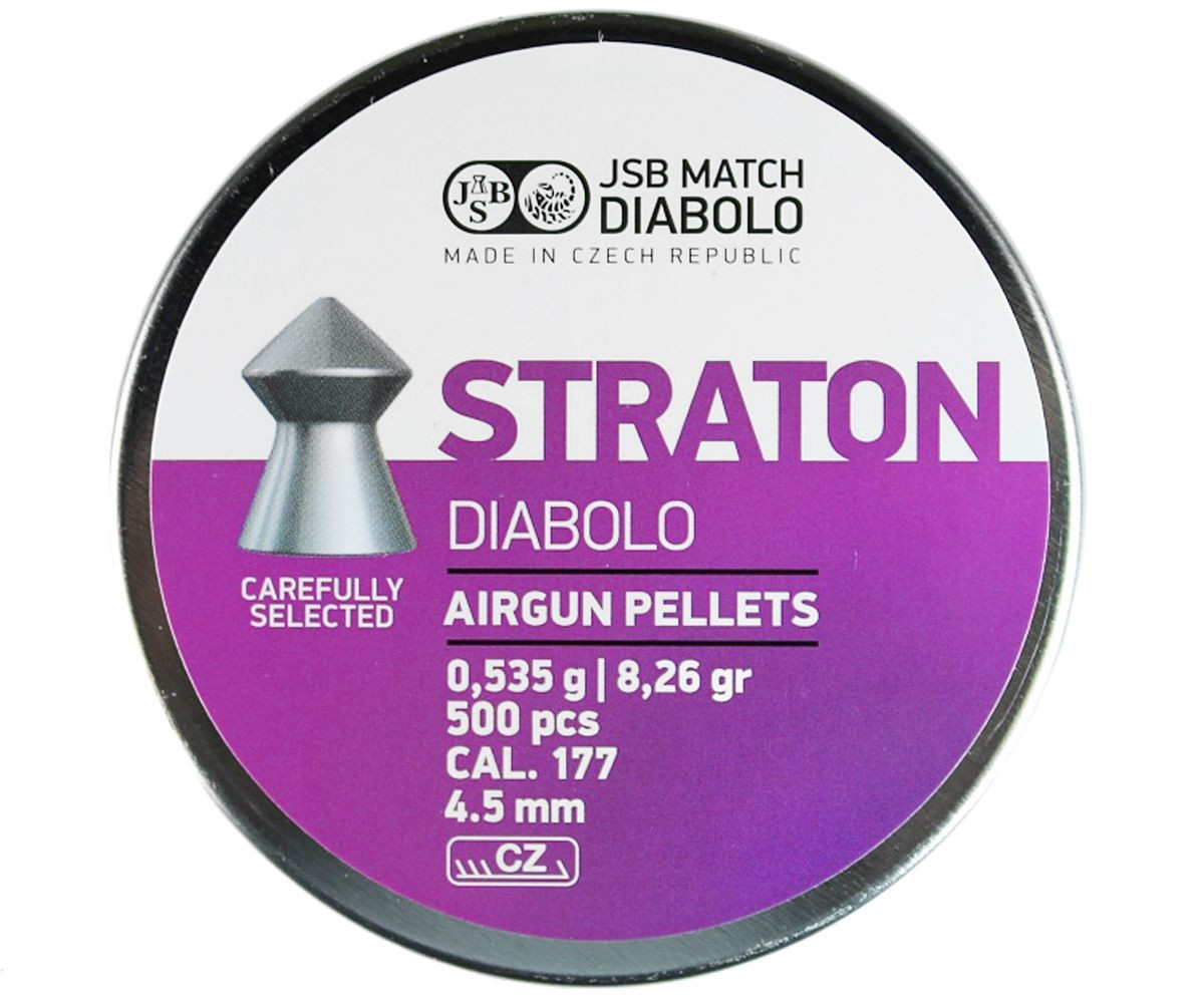 Пули пневматические JSB Diabolo Straton 4.5 мм 0,535 грамм (500 шт).