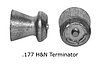 Пули пневматические H&N Terminator 4.5 мм 0,47 грамм (400 шт.), фото 7