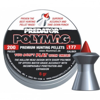 Пули Predator Polymag 4.5 мм. 0,52 гр. (экспансивные, 200 шт.)