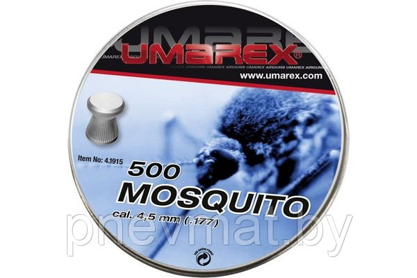 Пули пневматические Umarex Mosquito 4.5 мм. 0,48 грамма (500 шт.)