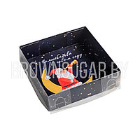 Коробка для кондитерских изделий «Дедушка Мороз» (Россия, 120х120х30 мм) 5139810
