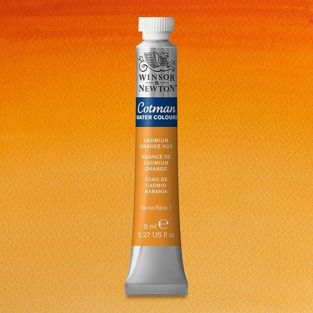 Краска акварельная Winsor&Newton COTMAN туба 8 мл CADMIUM ORANGE HUE - фото 1 - id-p169086232