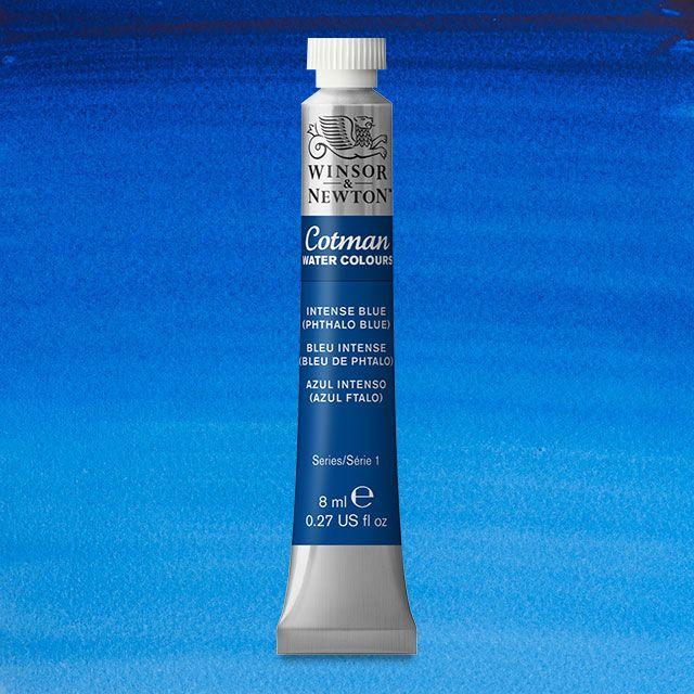 Краска акварельная Winsor&Newton COTMAN туба 8 мл INTENSE BLUE