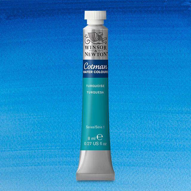 Краска акварельная Winsor&Newton COTMAN туба 8 мл TURQUOISE