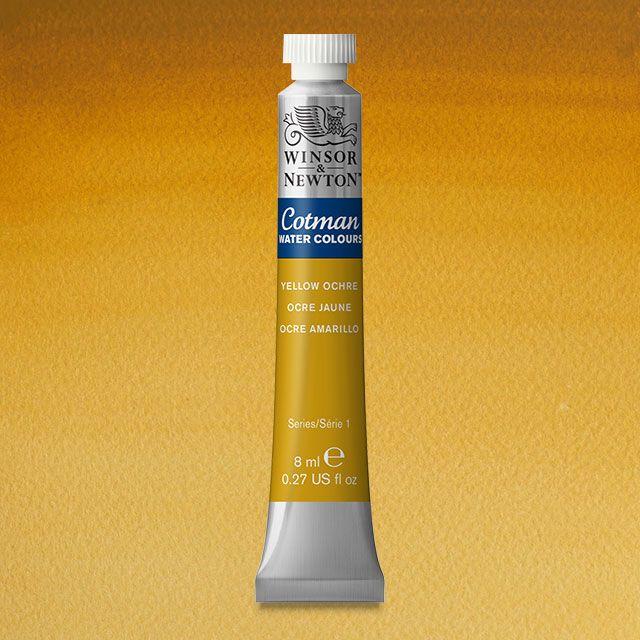 Краска акварельная Winsor&Newton COTMAN туба 8 мл YELLOW OCHRE