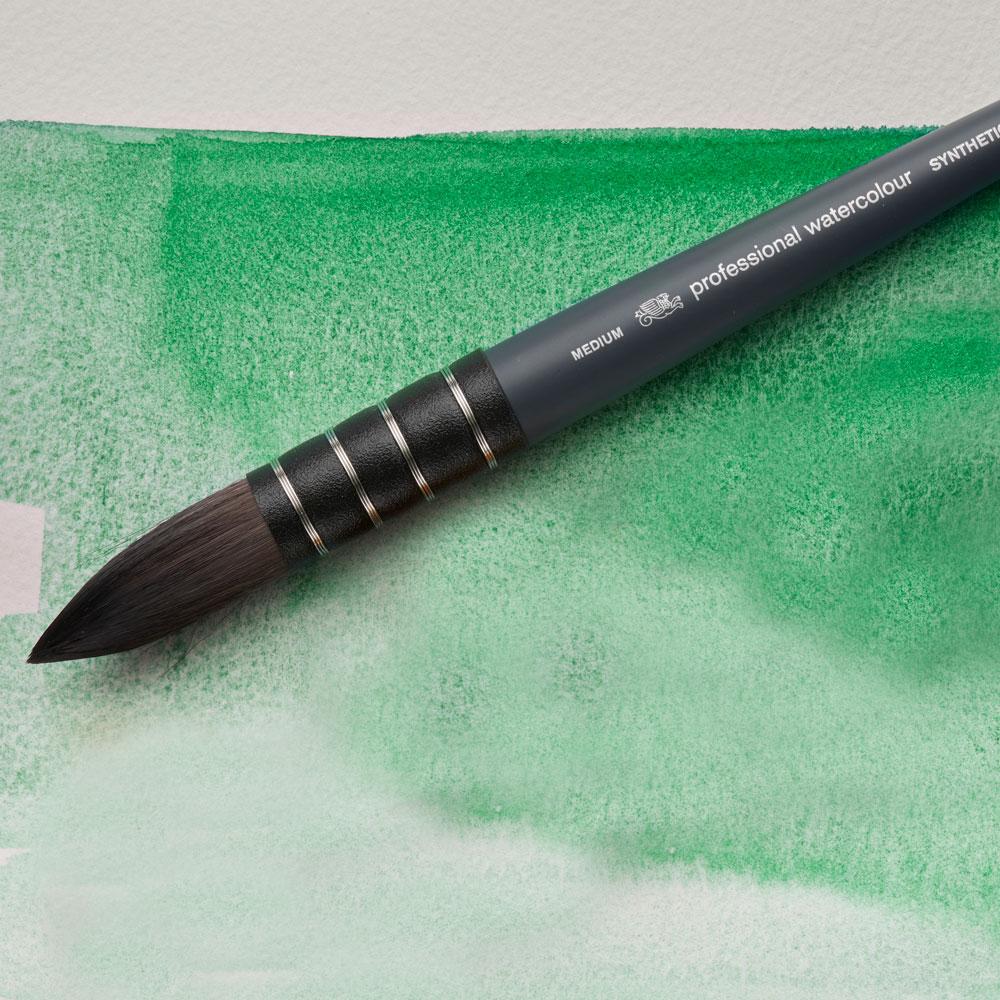 Кисть Winsor&Newton PRO WATERCOLOUR SYNTHETIC SQUIRREL BRUSH QUILL MEDIUM - фото 1 - id-p169086548