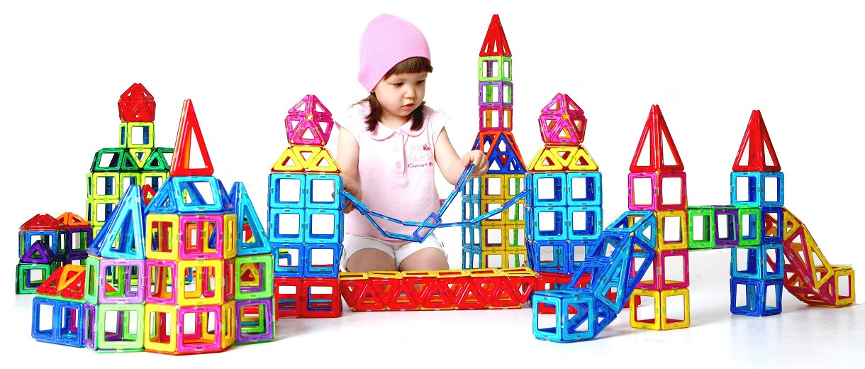 Конструктор магнитный Mag-Building (Mag-Wantong) 200 деталей для детей - фото 6 - id-p169099320