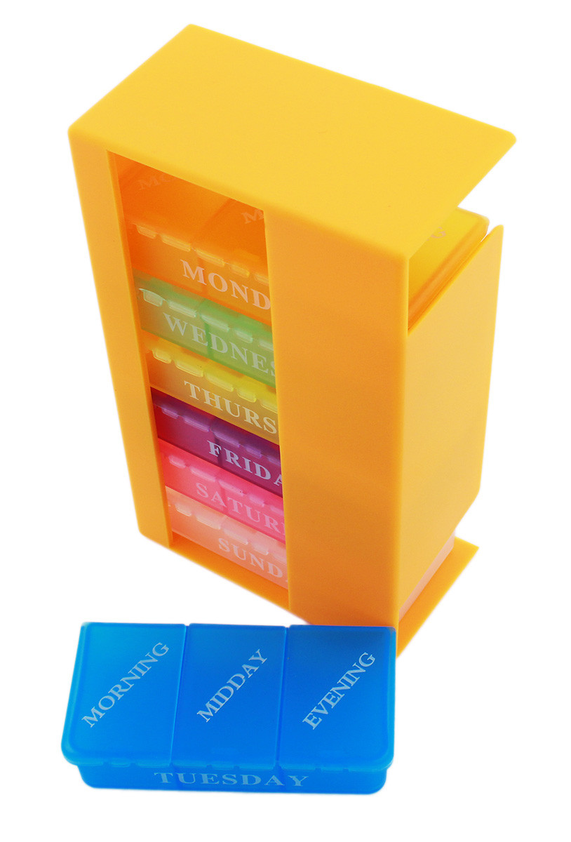 Органайзер пластиковый для лекарств на 7 дней MAX SiPL - фото 2 - id-p169105107