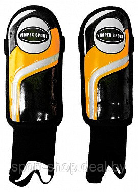 Щитки футбольные Vimpex Sport 8525 Junior, защита ноги для футбола , щитки футбольные