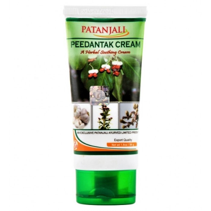 Крем Пидантак Patanjali Peedantak Cream, 50г - травяной успокаивающий - фото 1 - id-p169111410