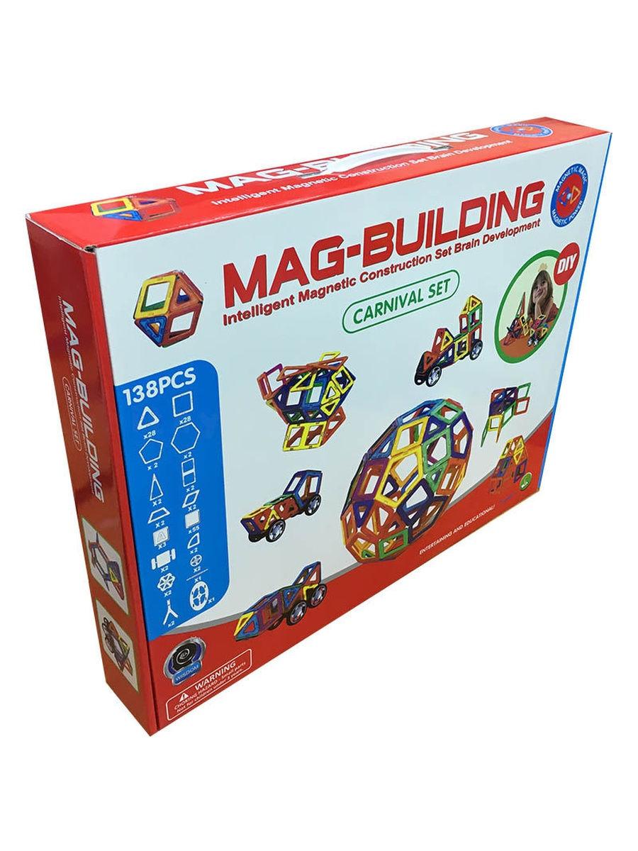 Магнитный конструктор Mag Building (138 деталей) - фото 2 - id-p134943623
