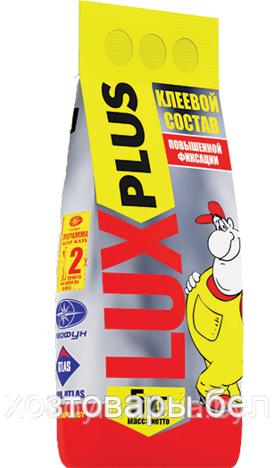 Клей для плитки "LUX - PLUS", для внутр.и наружных работ, 5кг.