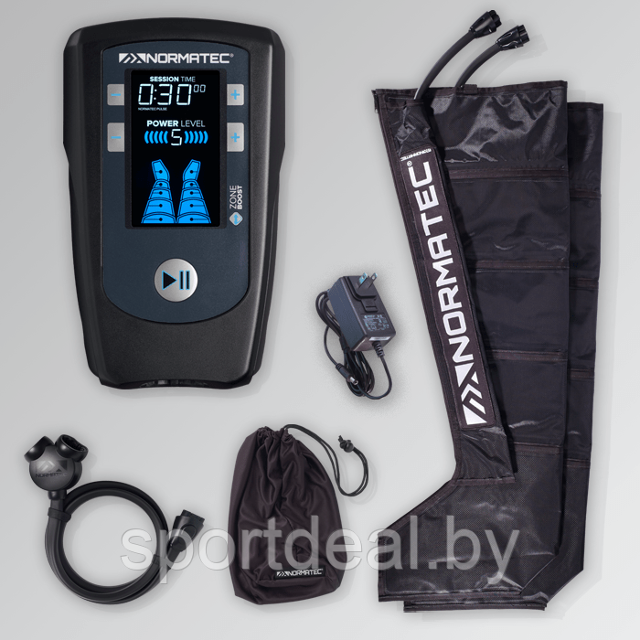 Аппарат компрессионного массажа NORMATEC RECOVERY SYSTEM+2 компрессионных ботинка - фото 1 - id-p169135547