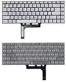 Клавиатура для ноутбука MSI  GF63 серебристая, с подсветкой