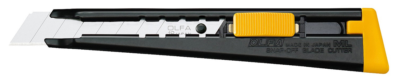 Нож металлический с выдвижным лезвием, автофиксатор, 18мм, OLFA - фото 1 - id-p169144591