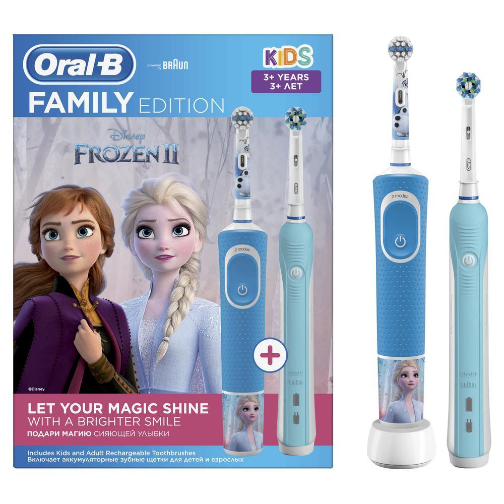 Набор щеток Oral-B Pro 500 Cross Action (D16.513.U) + Oral-B Kids Frozen D100.410.2K