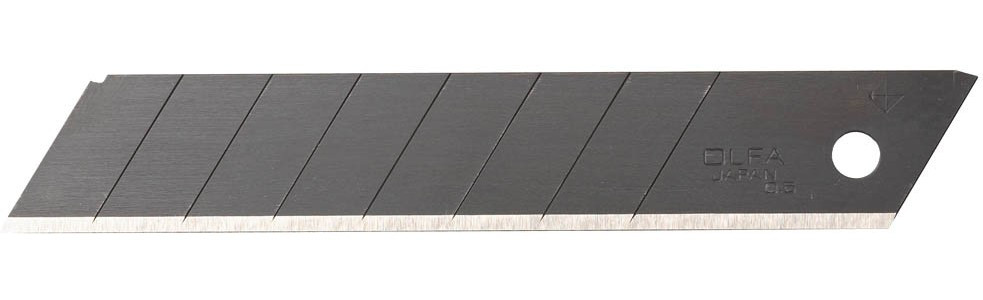 Лезвие BLACK MAX сегментированное, сталь У8А, 18х100х0,5мм, 10шт, OLFA - фото 1 - id-p169145328