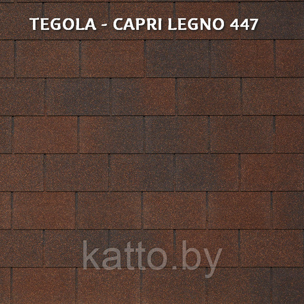 Битумная черепица TEGOLA CAPRI LEGNO 447