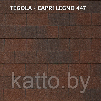 Битумная черепица TEGOLA CAPRI LEGNO 447