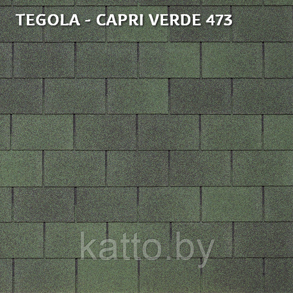 Битумная черепица TEGOLA CAPRI VERDE 473