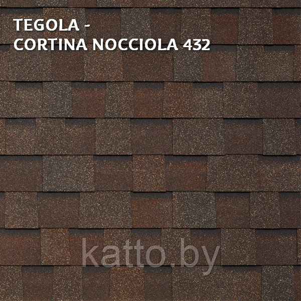 Битумная многослойная черепица TEGOLA CORTINA NOCCIOLA 432