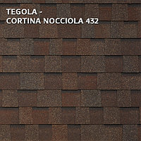 Битумная многослойная черепица TEGOLA CORTINA NOCCIOLA 432