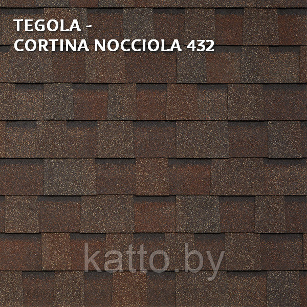 Битумная многослойная черепица TEGOLA CORTINA NOCCIOLA 432 - фото 1 - id-p169148425