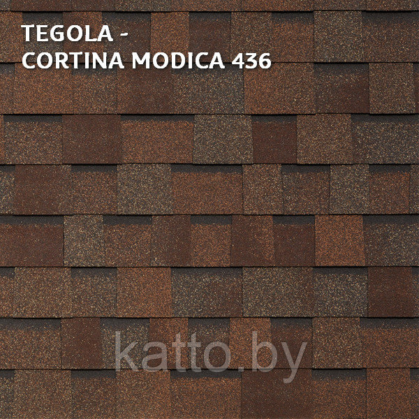 Битумная многослойная черепица TEGOLA CORTINA MODICA 436