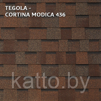 Битумная многослойная черепица TEGOLA CORTINA MODICA 436