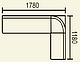 Кухонный уголок Этюд с ящиком 3-1 (1780х1180 мм), фото 2