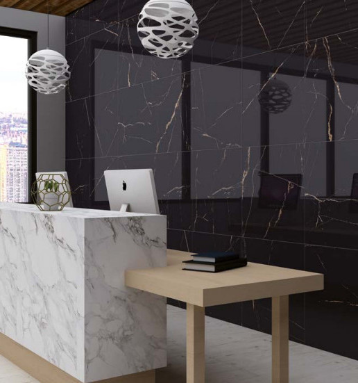 Керамогранит Netto Maxx black marble higt glossy 600×600 - фото 2 - id-p169149967
