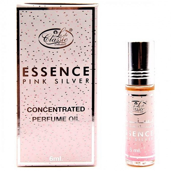 Арабские масляные духи Essence Pink Silver, La de Classic, 6мл - цветы, фрукты, мускус