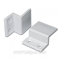 Кронштейн для москитной сетки ПЛАСТИК (верхний) белый