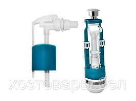 Арматура с боковой подводкой, кнопка (белая) ИнкоЭр