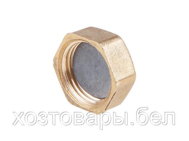 Заглушка внутренняя 1/2" (Ду 15) с прокладкой, Цветлит