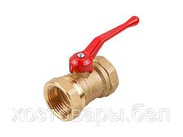 Кран шаровый 1" (Ду 25) Внутр./Внутр. ручка, Цветлит стандарт