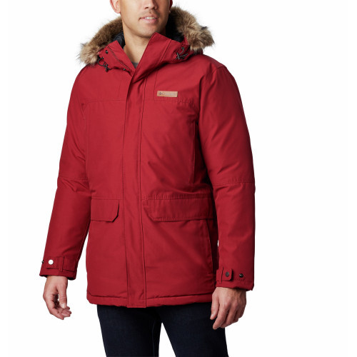 Куртка мужская утепленная  Columbia Marquam Peak™ Parka тёмно-красный