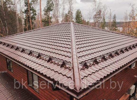 Металлочерепица Grand Line (Гранд Лайн) Kvinta plus 3D Premium Rooftop Matte 0.5 мм, Россия - фото 3 - id-p169187391