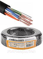 Кабель UTP 4PR 24AWG, CCA, CAT5e, PE черный, (OUTDOOR) (бухта 25 м) PROconnect