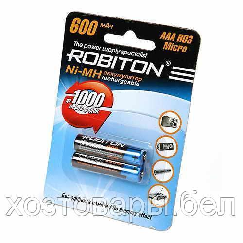 Аккумулятор 600mAh LR03 AAA ROBITON - фото 1 - id-p158900752