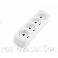 Колодка 4 места 16А с з/к (розетка переносная) LUXAR