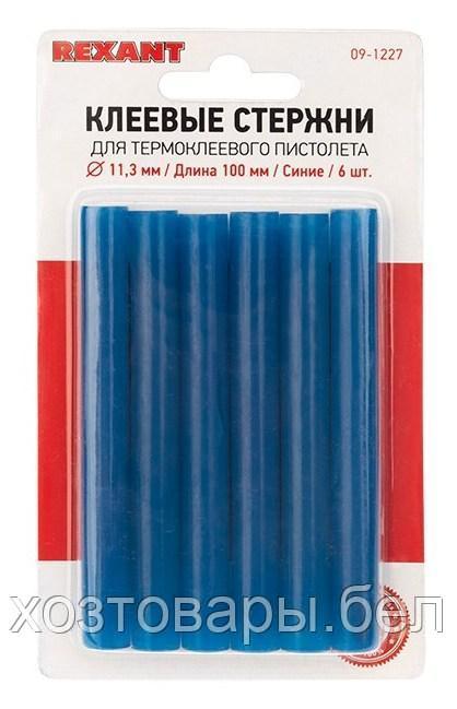 Клеевые стержни 11,3х100мм синие (упак/6шт), REXANT - фото 1 - id-p133110297