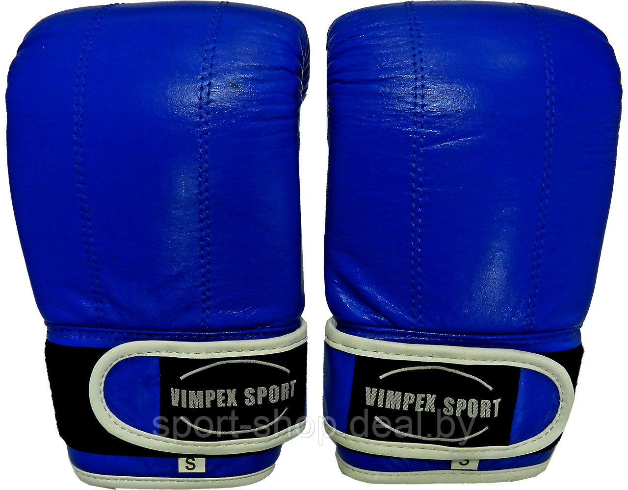 Перчатки снарядные синие Vimpex Sport ULI-4001 Размер L, снарядные перчатки, снарядные перчатки для бокса - фото 1 - id-p169196016