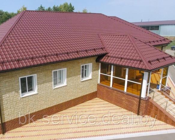 Металлочерепица Grand Line (Гранд Лайн) Kamea Premium Rooftop matte 0.5 мм, Россия - фото 5 - id-p169196088