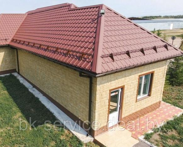 Металлочерепица Grand Line (Гранд Лайн) Kamea Premium Rooftop matte 0.5 мм, Россия - фото 7 - id-p169196088