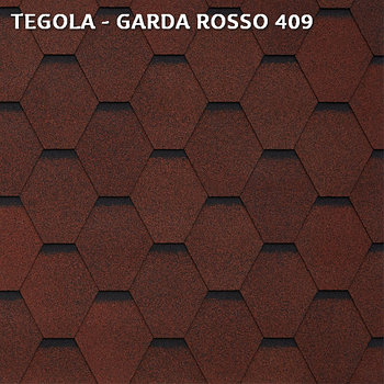 Битумная черепица TEGOLA GARDA ROSSO 409