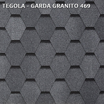 Битумная черепица TEGOLA  GARDA GRANITO 469