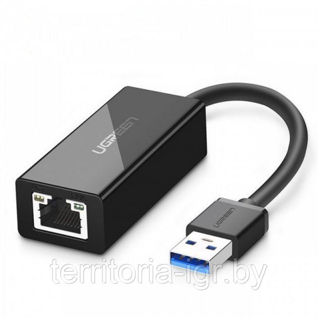 Внешняя сетевая карта 20256 USB 3.0 - RJ45 Network adapter Ugreen - фото 1 - id-p169196511