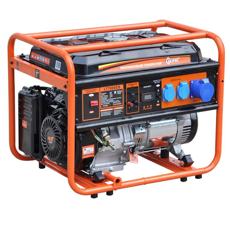 ЭЛЕКТРОСТАНЦИЯ SKIPER LT7000ЕВ (5.5КВТ, 2Х230В/16А, 1Х230В/32А, 12В, БАК 25.0Л)
